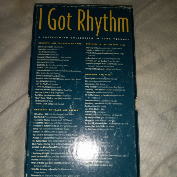5 for $20 Collectable Set Of 4 "I GOT RHYTHIM" By George Gershwin Cassette Tapes - Picture 3 of 4
